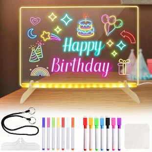 Magic Glow Drawing Board for Kids – LED Light Drawing Tablet (Reusable & Fun Learning Toy) - NEXSHOP